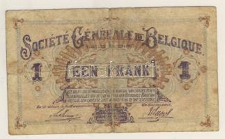 Belgium/német megszállás 1917. 1Fr T:III R!