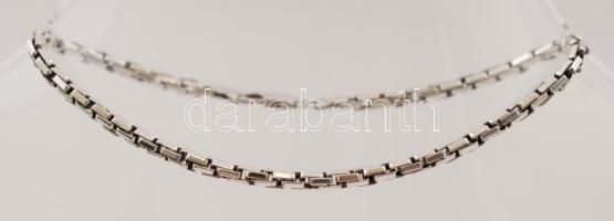 Ezüst karlánc, Ag., nettó: 10gr., jelzett, 23cm / Silver bracelet, Ag, net.. 10gr, marked, 23 cm