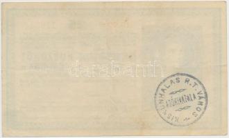 1918. 25K "3009" 3mm sima hátlappal, "Kiskunhalas R.T. Város Adóhivatala" bélyeg...
