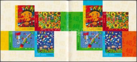 Gyermek rajz öntapadós bélyegfüzet, Children's Drawing self-adhesive stamp booklet