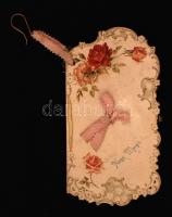 1899 A M. Mérnök- és Építész-Egylet családi estélyének díszes litho táncrendje