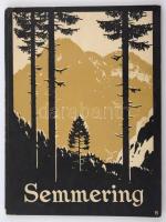 Benesch, Fritz: Semmering. Der klimatische Höhenkurort und Wintersportplatz. [Semmering], 1928, Kurkommission Semmering. Számos fekete-fehér fényképpel. Papírkötésben, jó állapotban.