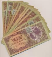 1945. 10.000P (30x) mind "MNB" bélyeggel T:III