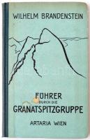 Brandenstein, Wilhelm: Führer durch die Granatspitzgruppe. Wien, 1926, Artaria. Átnézeti képpel, térképmelléklettel. Félvászonkötésben, jó állapotban.