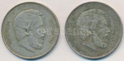 1947. 5Ft Ag "Kossuth" (2x) T:2-,3 patina
