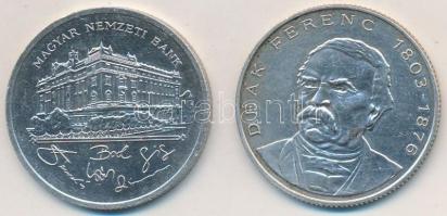 1992. 200Ft Ag "MNB" + 1994. 200Ft Ag "Deák" T:2,2-