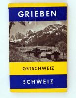 Schweiz: Ostschweiz. München, 1964, Grieben-Verlag (Grieben-Reiseführer 256.). Térképmelléklettel. Kicsit megviselt papírkötésben, egyébként jó állapotban.