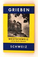 Schweiz: Westschweiz und das Berner Oberland. München, 1964, Grieben-Verlag (Grieben-Reiseführer 258.). Térképmelléklettel. Papírkötésben, jó állapotban.