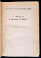 Tóth Béla (szerk.): A magyar anekdotakincs. Budapest, 1957, Gondolat Kiadó. Kiadói félvászon kötésbe...