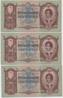 1932. 50P (5x) sorszámkövetők T:I-,II