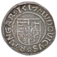 1517K-G Denár Ag "II. Lajos" (0,5g) T:2,2-
Huszár: 841., Unger I.: 673.m var