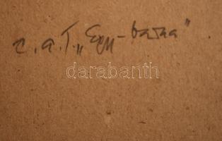 Szirányi István (1951-): Egy. Ofszet, papír, jelzett, 41×29 cm