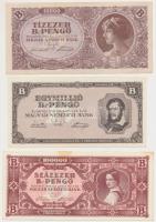 10db-os vegyes pengő bankjegy tétel T:I-II