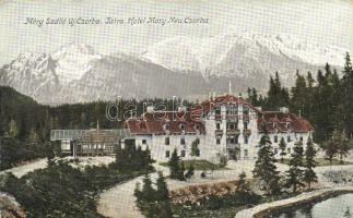 Tátra, Új Csorba tó, Strbské Pleso; Móry szálló / hotel, lake