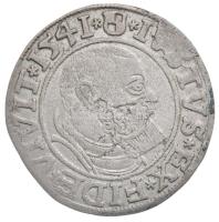 Porosz Hercegség 1541. 1Gr Ag "Brandenburgi Albert" (2,00g) T:2- Duchy of Prussia 1541. 1 Groschen Ag "Albrecht von Brandenburg" (2,00g) C:VF