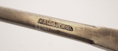 Ezüst (Ag.) villa (5 db), jelzett,  h:18 cm, nettó:228 g