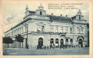 Beregszász, Beregsas, Berehove; Nagyszálloda, Mozgószínház, kávéház / Grand Hotel, cinema, cafe (EK)