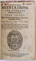 Luis de La Puente (Lovys de La Puente): Meditations sur tous les Mysteres de la Foy I-II, Kiadta Che...