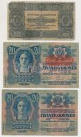 1904. 10K + 1913-1920. 20K (4x) + 1914. 2K + 1923. 1000K T:III,III-