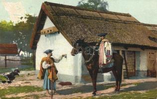 12 db RÉGI fekete-fehér és színes városképes képeslap, magyarországi városok, vegyes minőség / 12 old black & white and color postcards, Hungarian towns, mixed quality