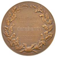 Franciaország 1879. "Jules Grévy" kétoldalas, peremen jelzett Br érem. Szign.: Daniel Dupu...