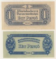 1944. "V.H." 1P, 2P, 20P T:I + 100P T:II+