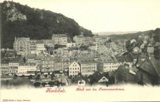 Karlovy Vary, Karlsbad; Blick von Panoramastrasse / general view