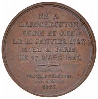 Franciaország 1823. "Francois Alexandre Frédéric de La Rochefoucauld / Született La Roche Guyon...