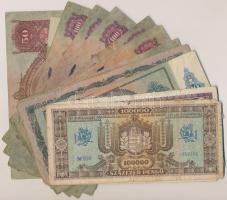 25db-os vegyes pengő bankjegy tétel T:III,III-