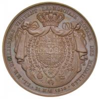 Nápoly-Szicíliai Kettős Királyság 1830. "I. Ferenc nápoly-szicíliai király - Mária Izabella - F...