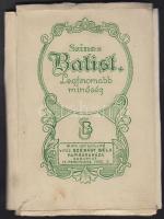 Színes batist, legfinomabb minőség, Szénásy Béla papíráruháza, bontatlan termékminták papír tokban