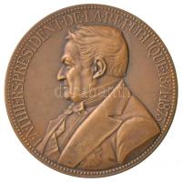 Franciaország 1873. "Louis Adolphe Thiers" peremén jelzett Br emlékérem. Szign.: Eugéne André Oudine (160,88g/70mm) T:2 / France 1873. "Louis Adolphe Thiers" Br commemorative medal marked on edge. "L. A. THIERS PRESIDENT DE LA REPUBLIQUE 1871-1873 / PATRIAM DILEXIT VERITATEM COLVIT". Sign.: Eugéne André Oudine  (160,88g/70mm) C:XF