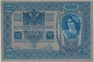 1902. 1000K piros "MAGYARORSZÁG" felülbélyegzéssel T:I-