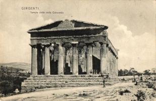 Agrigento, Girgenti; Tempio detto della Concordia