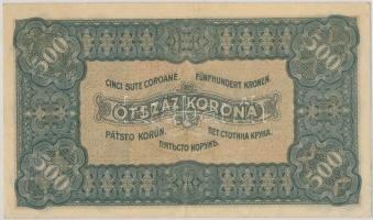 1923. 500K "T.W." jelöléssel, nyomdahely nélkül T:III