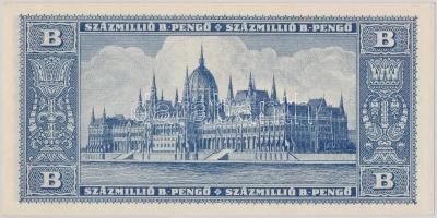 1946. 100.000.000BP eltolódott előlapi nyomat T:I,I-