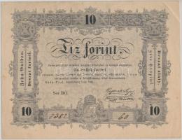 1848. 10Ft Kossuth bankó T:III  Adamo G111