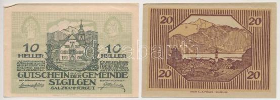 Ausztria 1920. 10db-os Heller szükségpénz tétel T:I,I-
Austria 1920. 10pcs of Heller necessity note...