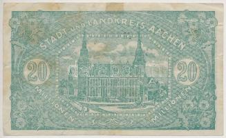 Németország / Weimari Köztársaság 1922-1923. 6db klf szükségpénz, közte Aachen, Crivitz, Fürth T:III...