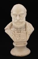 Széchenyi (Setcheni) büszt, fehér mázas, apró repedéssel, jelzés nélkül, m:10,5 cm