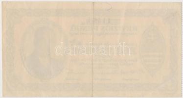 Budapest 1930. "Revíziós Pengő" arcképes változat, kitöltötetlen T:III