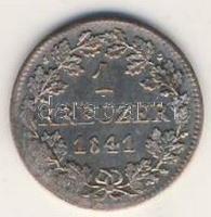 Német Államok/Bajorország 1841. 1Kr Ag T:2+