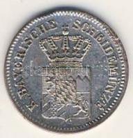 Német Államok/Bajorország 1864. 1Kr Ag T:1/2+