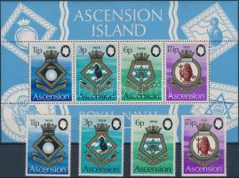 1972 Királyi haditengerészet sor Mi 156-159 + blokk 4