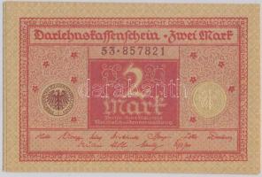 Németország / Weimari Köztársaság 1920. 2M (3x) sorszámkövetők T:I,I-  Germany / Weimar Republic 1920. 2 Mark (3x) sequential serials C:UNC,AU