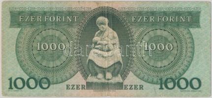 1983. március 25. 1000Ft "B" sorozat T:III,III- 
Adamo F44.1