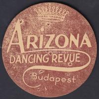 Arizona Dancing Revue Budapest papírkorong, d: 4,5 cm