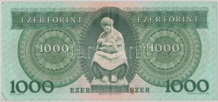 1993. 1000Ft "D" T:II-,III kis fo., szép papír