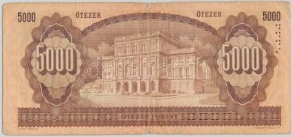 1990. 5000Ft "H" T:III kis szakadások