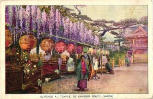 Tokyo, Glycines au temple de Kameido / wisteria at the temple (EB)